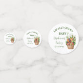 Lokaal geteelde Baby shower boerenmarkt Confetti (Voorkanten)