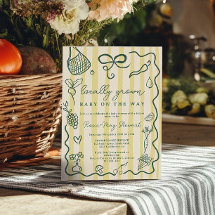 Lokaal Geteelde Baby Shower Citrus Boerenmarkt Kaart