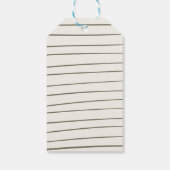 Lokaal Geteelde Baby Shower Rustieke Boerenmarkt Cadeaulabel (Achterkant)