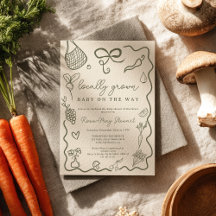 Lokaal Geteelde Baby Shower Rustieke Boerenmarkt