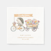 Lokaal geteelde Baby shower servetten Floral Hedge (Voorkant)