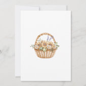 Lokaal Geteelde Baby Shower Uitnodiging (Achterkant)