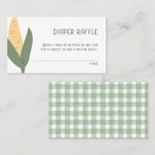 Lokaal geteelde Baby showers luierbehuizing Visitekaartje (Voorkant / Achterkant)