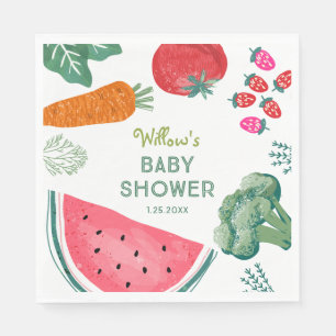 Lokaal geteelde Baby showers servetten
