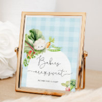 Lokaal geteelde blauwe baby Baby's zijn zoet Poste