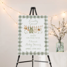 Lokaal Geteelde Boerderij Baby Shower Uitnodiging