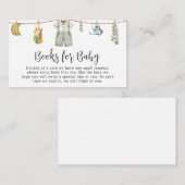 Lokaal geteelde boeren Baby shower boeken voor Bab Informatiekaartje (Voorkant / Achterkant)