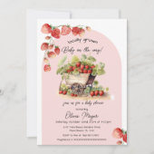 lokaal geteelde boeren Baby shower op de markt Kaart (Voorkant)