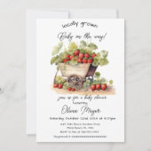  lokaal geteelde boeren Baby shower op de markt Kaart (Voorkant)