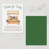 Lokaal geteelde Boeren Bloemen Marktboeken voor Ba Informatiekaartje (Voorkant / Achterkant)