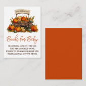 Lokaal geteelde Boeren Bloemen Marktboeken voor Ba Informatiekaartje (Voorkant / Achterkant)