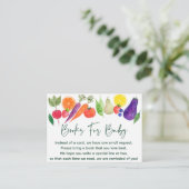 Lokaal geteelde boeren Market Book Request Kaarten (Staand voorkant)