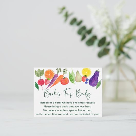 Lokaal geteelde boeren Market Book Request Kaarten (Staand voorkant)