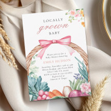 Lokaal geteelde boeren Market Girl Baby shower
