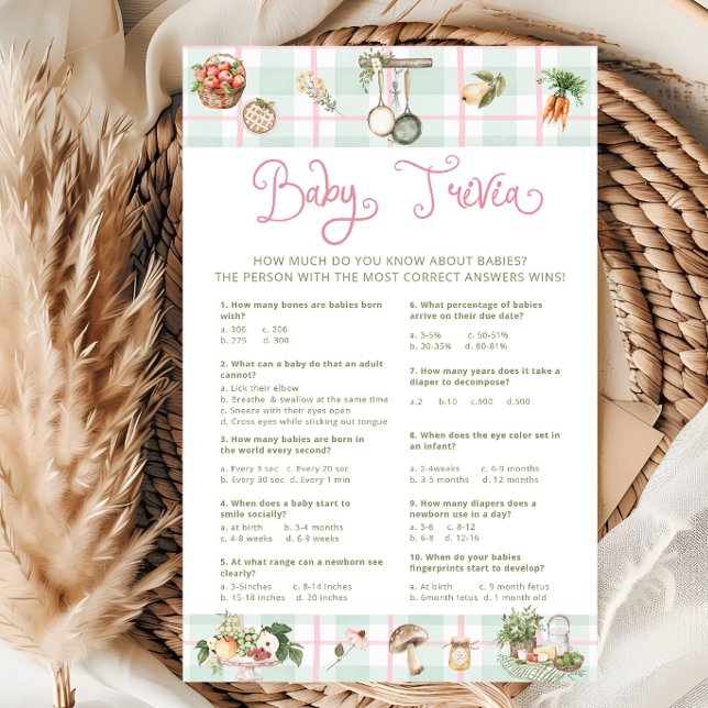 Lokaal geteelde boeren Market Girl Baby Trivia spe (Creator heeft geüpload)