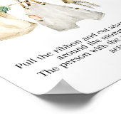 Lokaal geteelde boeren markt Baby shower buik Poster (Hoek)