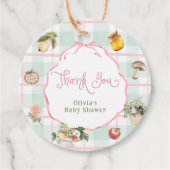 Lokaal geteelde boeren markt Baby shower Dank u Bedankjes Labels (Voorkant)