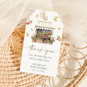 Lokaal geteelde boeren markt Baby shower gunst Cadeaulabel