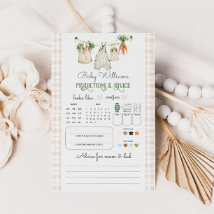 Lokaal geteelde boeren markt Baby shower spel