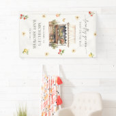 Lokaal geteelde boeren markt Baby shower welkom Spandoek (Insitu)