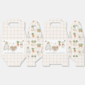 Lokaal geteelde boeren markt Boho Baby shower Bedankdoosjes (Ongevouwen)