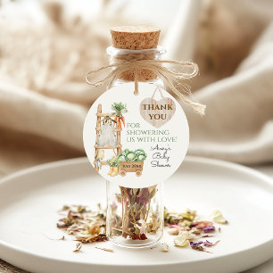 Lokaal geteelde boeren markt Boho Baby shower Bedankjes Labels