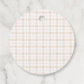 Lokaal geteelde boeren markt Boho Baby shower Bedankjes Labels (Achterkant)