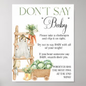 Lokaal geteelde boeren markt Boho Baby shower Poster (Voorkant)