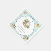 Lokaal geteelde boeren markt Boy Baby shower Servet (Hoek)