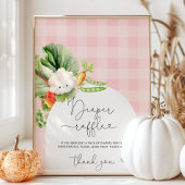 Lokaal geteelde boeren markt roze Luier loterij Poster