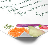 Lokaal geteelde boeren Marktboeken Mimosa Bar Sign Poster (Hoek)