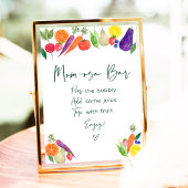 Lokaal geteelde boeren Marktboeken Mimosa Bar Sign Poster