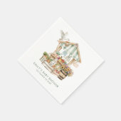 Lokaal geteelde boeren Marktnaam Baby shower Servet (Hoek)