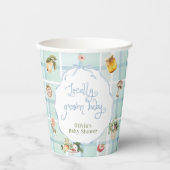 Lokaal geteelde boeren verkopen blauw Baby shower Papieren Bekers (Voorkant)