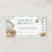 Lokaal geteelde boeren verkopen hoe groot haar bui informatiekaartje (Voorkant)