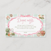 Lokaal geteelde boeren verkopen luierloten informatiekaartje (Voorkant)