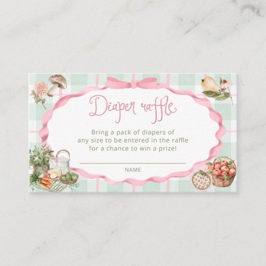 Lokaal geteelde boeren verkopen luierloten informatiekaartje (Voorkant)