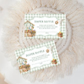 Lokaal geteelde boeren verkopen luierloten informatiekaartje