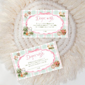 Lokaal geteelde boeren verkopen luierloten informatiekaartje