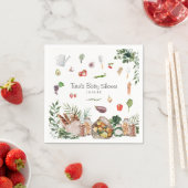 Lokaal geteelde boerenmarkt | BABY SHOWER Servet (Insitu)