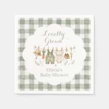 Lokaal geteelde boerenmarkt Baby Shower