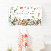 Lokaal geteelde boerenmarkt | BABY SHOWER Spandoek (Insitu)
