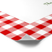 Lokaal Geteelde Boerenmarkt Baby Shower Welkom Poster (Hoek)