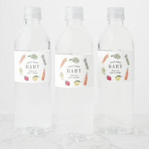 Lokaal Geteelde Boerenmarkt Babyborrel Waterfles Etiket