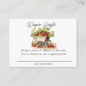 Lokaal geteelde Boerenmarkt Diapper Raffle Informatiekaartje (Voorkant)