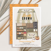 Lokaal geteelde boerenmarkt Herfst 1e verjaardag Kaart