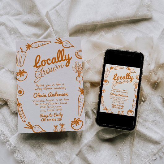 Lokaal geteelde boerenmarkt trok Baby shower in Kaart