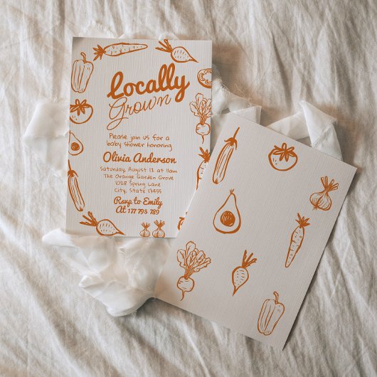 Lokaal geteelde boerenmarkt trok Baby shower in Kaart