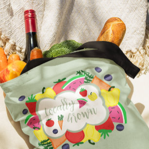 Lokaal Geteelde Boerenmarkt Verjaardag Tote Bag
