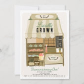 Lokaal geteelde boerenwinkel 1e verjaardag kaart (Voorkant)